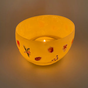 Luminaire Candle with Glass Votive and Tea Light