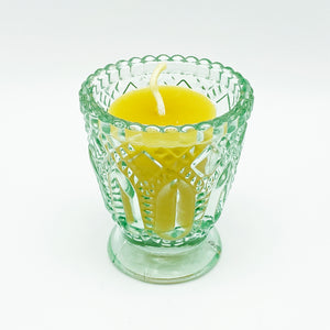 Glass Votive Beeswax Candles