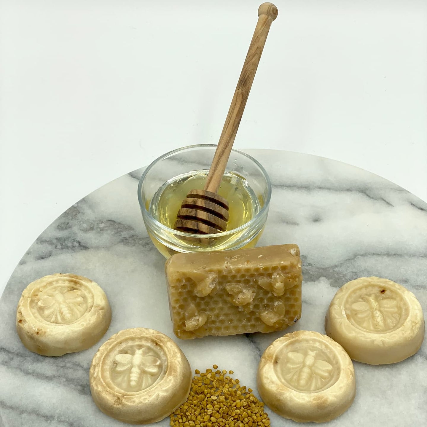 Honey, Pollen, and Beeswax Soap